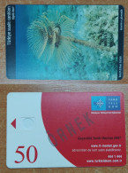 AC -  TURK TELECOM TELEPHONE - PHONE CARDS SAMPLE CARD UNDERWATER CREATURES ANEMONE - Turquie