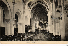 CPA Deuil L'Eglise, La Nef FRANCE (1333158) - Deuil La Barre