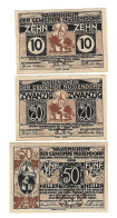 *notgeld   Austria  Nussendorf -artstetten   Serie Compleet  679a - Autriche