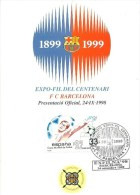 CARD CENTENARIO CF.BARCELONA 1988 - Clubs Mythiques