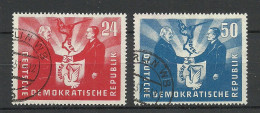 Germany DDR 1951 Michel 284 - 285 O - Gebraucht