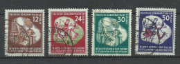 Germany DDR 1951 Michel 289 - 292 O - Gebraucht