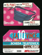 882 Golden - La 10 Vince - 15 Punti Da Lire 10.000 Telecom - Public Advertising