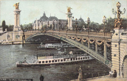 FRANCE - 75 - PARIS - Le Pont Alexandre III - Carte Postale Ancienne - Bruggen