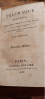 TELEMAQUE Travesti PARIGOT Sanson 1825 - Französische Autoren