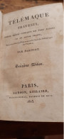 TELEMAQUE Travesti PARIGOT Sanson 1825 - Auteurs Français