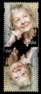 POLAND 2023  Wisława Szymborska Tete Beche USED - Usados