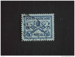 Vaticaanstad Vatican Vatican 1929 Armoiries Wapenschild Yv 29 O - Gebraucht