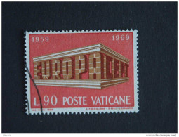 Vaticaanstad Vatican Vaticane 1969 Europa Yv 489 O - Gebruikt