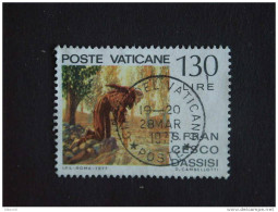 Vaticaanstad Vatican Vaticane 1977 Saint François D'Assise Yv 631 O - Used Stamps