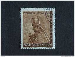 Vaticaanstad Vatican Vaticane 1966 Expres Paul VI Yv 18 O - Urgente