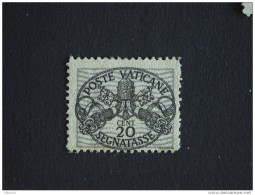 Vaticaanstad Vatican Vatican 1945 Taxe Armoiries Pontificales Yv 8 MH * - Postage Due