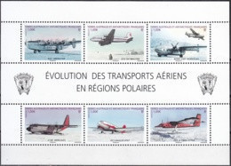 TAAF 2012 Yvert F612 Neuf ** Cote (2017) 24.00 € Avions En Régions Polaires - Blocs-feuillets