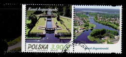 POLAND 2023  Augustów Canal Stamp With Zf USED - Used Stamps