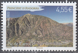 Andorre Français 2022 Pic De Carroi Neuf ** - Unused Stamps