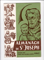 ALMANACH De St JOSEPH Louvain Leuven 1960 - Vita Quotidiana