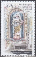 Andorre Français 2018 Yvert 818 Neuf ** Cote (????) ?.?? € Année Européenne Du Patrimoine Culturel Santa Coloma - Unused Stamps