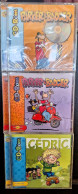 Lot De 3 CD's De Jeux  : Parker & Bager Et Cedric - Club Spirou - Platen & CD