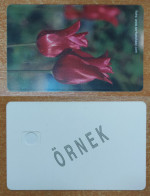 AC -  TURK TELECOM TELEPHONE - PHONE CARDS SAMPLE CARD FLOWER 14 - Turkey