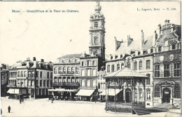 Mons Grand' Place Et La Tour Du Château - Mons