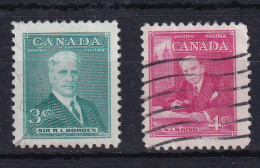 Canada: 1951   Prime Ministers (Series 1)    Used - Oblitérés