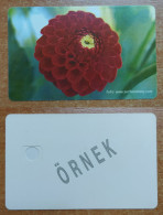 AC -  TURK TELECOM TELEPHONE - PHONE CARDS SAMPLE CARD FLOWER 4 - Turkey