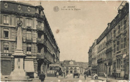 Mons  La Rue De La Station - Mons