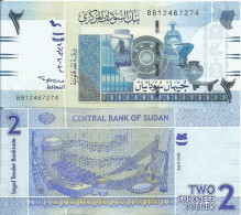 Sudan 2 Pounds 2006. UNC - Sudan