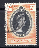 Nyasaland 1953 QEII Coronation Used (SG 172) - Nyassaland (1907-1953)