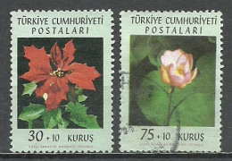 Turkey; 1962 Flowers - Used Stamps