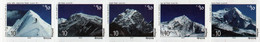 Nepal TREKKING/CLIMBING Mountain Peak SERIES 5-Stamp Set 2022 MNH - Autres & Non Classés