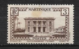 MARTINIQUE  N°  175 " PALAIS DU GOUVERNEUR " - Neufs