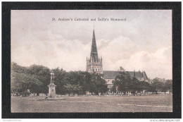 SINGAPOUR  SINGAPORE  St . Andrews Cathedral And Raffles Monument - Singapur