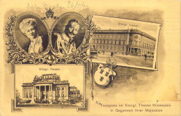ALLEMAGNE - Wiesbaden - Festspiele Im Konigi - Theater Wiesbaden In Gegenwart Ihrer Majestaten - Carte Postale Ancienne - Wiesbaden