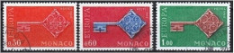 Cept 1968 Monaco Yvertnr. 749-51 (°) Used Cote 3,20 Euro - 1968