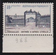 France  .  Y&T   .   988    .     **      .     Neuf Avec Gomme Et SANS Charnière - Unused Stamps