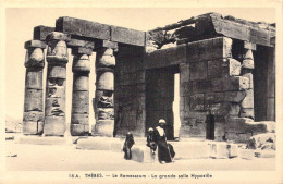 GRECE - Thèbes - Le Ramesseum - La Grande Salle Hypostile - Carte Postale Ancienne - Grèce
