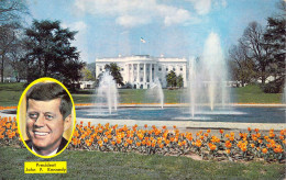 ETATS-UNIS - Washington DC - The White House - President John F. Kennedy - Carte Postale Ancienne - Washington DC