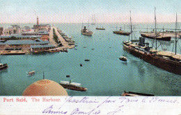 PORT SAID, THE HARBOUR, BATEAUX COULEUR  REF 10028 PAR - Port-Saïd