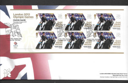 Gb 2012 Olympics GOLD MEDAL WINNER Sheet Of 6 Stamps FDC -  CHARLOTTE DUJARDIN  -- SEE  NOTES SEE NOTES - Unused Stamps