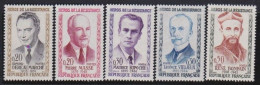 France  .  Y&T   .   1248/1252    .     **      .     Neuf Avec Gomme Et SANS Charnière - Unused Stamps