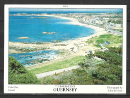 GUERNESEY. Carte Postale écrite. Cobo Bay, Castel. - Guernsey