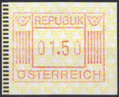 1983 Österreich Austria Automatenmarken ATM 1.2 / 01.50S Postfrisch / Frama Vending Machine - Machine Labels [ATM]