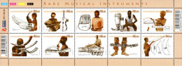 South Africa - 2011 Rare Musical Instruments Sheet (**) SG 1888a - Musique