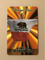 Mint USA UNITED STATES America Prepaid Telecard Phonecard, Marilyn Monroe California Republic(500EX), Set Of 1 Mint Card - Colecciones