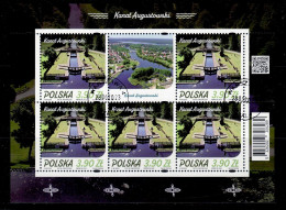 POLAND 2023  Augustów Canal  MS USED - Used Stamps
