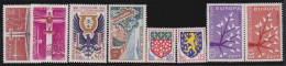 France  .  Y&T   .   8 Timbres     .     **      .     Neuf Avec Gomme Et SANS Charnière - Unused Stamps