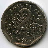 France 2 Francs 1982 GAD 547 KM 942.1 - 2 Francs