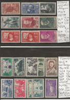 TIMBRES DE FRANCE NEUF* SUR CHARNIERES LOT 10 PLAQUETTES DE 1924 A 41 COTE 446.20 € - Neufs