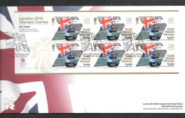 Gb 2012 Olympics GOLD MEDAL WINNER Sheet Of 6 Stamps FDC -  BEN AINSLIE  -- SEE  NOTES SEE NOTES - Unused Stamps